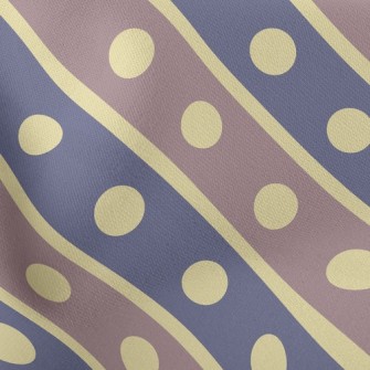 Cool Color Diagonal Stripes Stretch Ponte