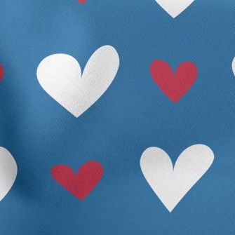 Fashion Two-Color Heart Stretch Ponte