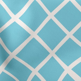 White Line Cross Grid Stretch Ponte