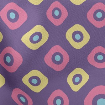 Two-Color Square With Dots Stretch Ponte