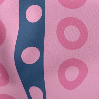 Strips Of Dots Stretch Ponte