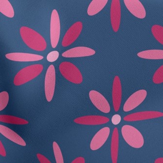 Playful Big Pink Flower Stretch Ponte