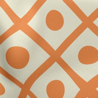 Round Dots Squares Stretch Ponte