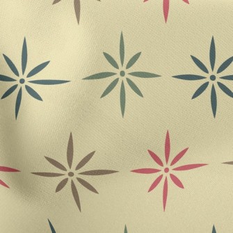 Shiny Four-Color Star Stretch Ponte