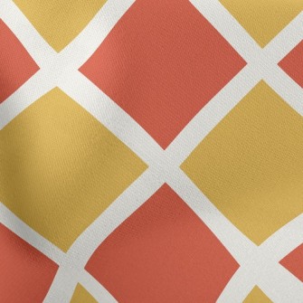 Two-Color Checkerboard Rhombus Stretch Ponte