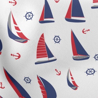 Two-Color Sailboat Stretch Ponte