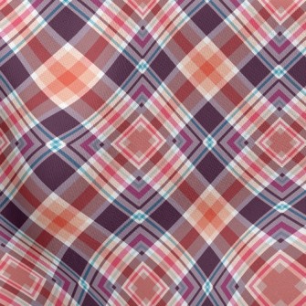 Multi-Level Plaid Stretch Ponte