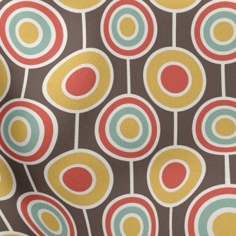 Retro Psychedelic Circle Stretch Ponte