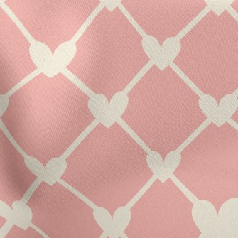Heart Combination Lattice Stretch Ponte