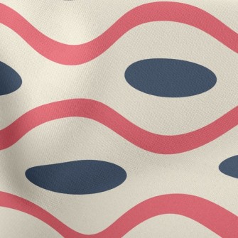 Polka Dot Wave Stretch Ponte
