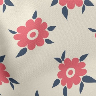 Small Beautiful Flowers Stretch Ponte