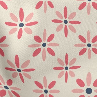 Radial Flowers Stretch Ponte