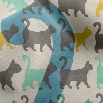 Cat Puzzle Mosaic Micro Fleece