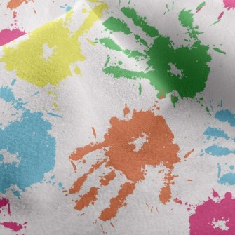 Colorful Handprints Micro Fleece
