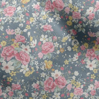 Colorful Flowers Micro Fleece