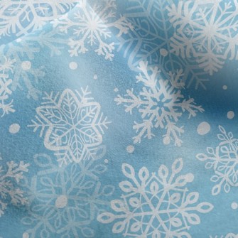 Snowflakes Micro Fleece