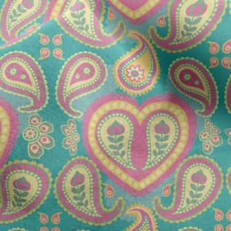 Heart Shaped Amoeba Illustrati Micro Fleece