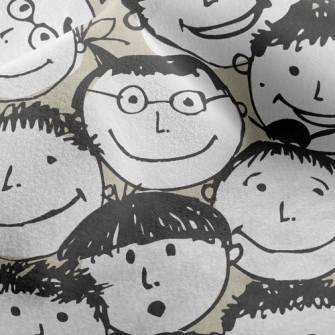Smiling Face Micro Fleece