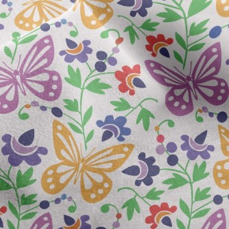 Flying Butterflies Micro Fleece