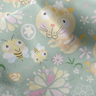 Bee Kitten Micro Fleece