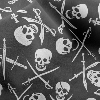 Dual Sword Skeleton Micro Fleece