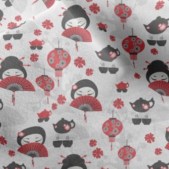 Geisha Culture Micro Fleece