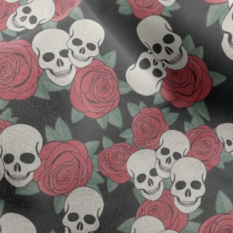Rock Rose Skull Micro Fleece