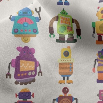 Various Robots Micro Fleece