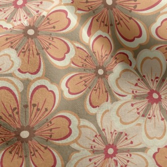 Plum Blossom Micro Fleece