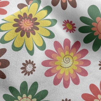 Bright Sunflower Micro Fleece