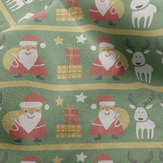 Santa Giving Gifts Micro Fleece