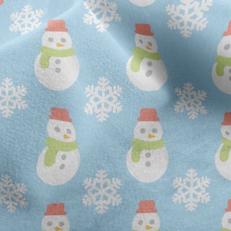 Cute Snowman Micro Fleece