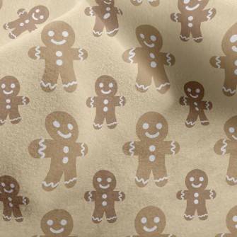 Gingerbread Man Micro Fleece