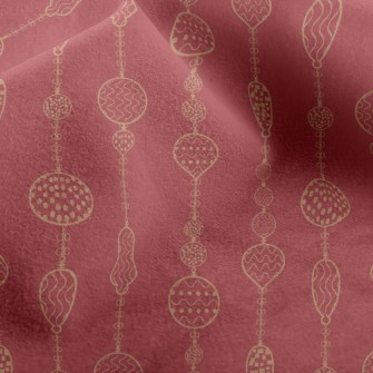 Retro Festive Lantern Micro Fleece