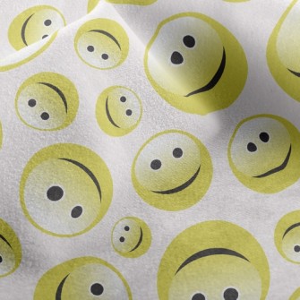 Shiny Smiling Face Micro Fleece
