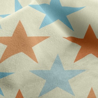 Full Page Star Print Micro Fleece
