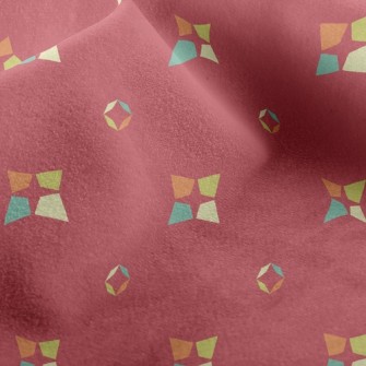 Nostalgic Colored Squares Micro Fleece