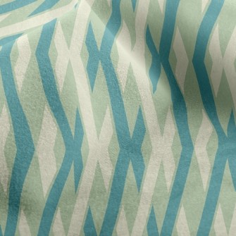 Two-Color Cross Lines Micro Fleece