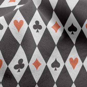 Fashion Diamond Playing Cards Micro Fleece