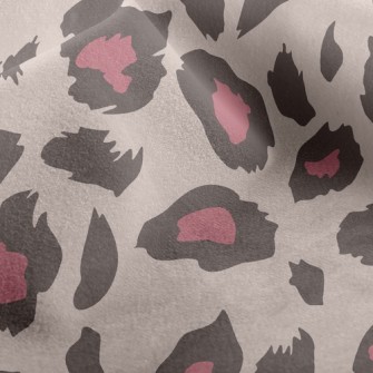 Pink Fashion Leopard Print Micro Fleece