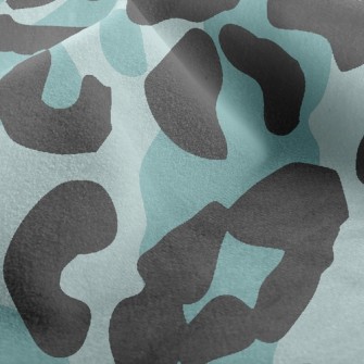 Cool Color Leopard Print Micro Fleece