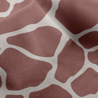 Nostalgic Giraffe Pattern Micro Fleece