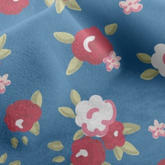 Elegant Rose Floral Micro Fleece