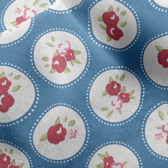 Small Ball Rose Micro Fleece