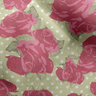 Big Rose Dot Micro Fleece