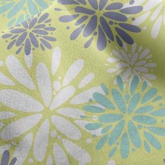 Three-Color Temperament Floral Micro Fleece