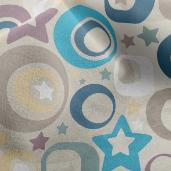 Colorful Stars And Dots Micro Fleece