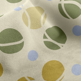 Colorful Lines Dots Micro Fleece