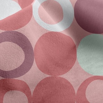 Red Fashion Dots Micro Fleece