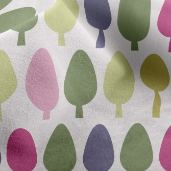 Cute Colorful Tree Micro Fleece